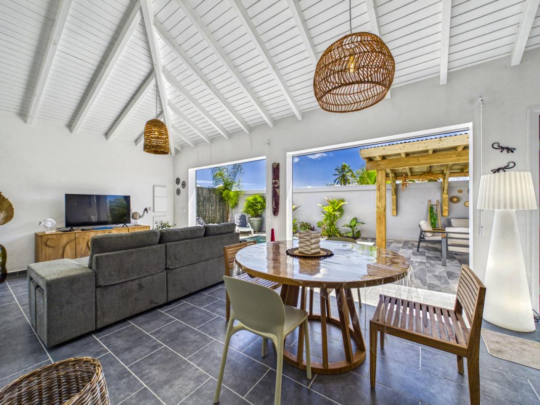 14.Guadeloupe Saint-François- location villa 4 peorsnnes-piscine